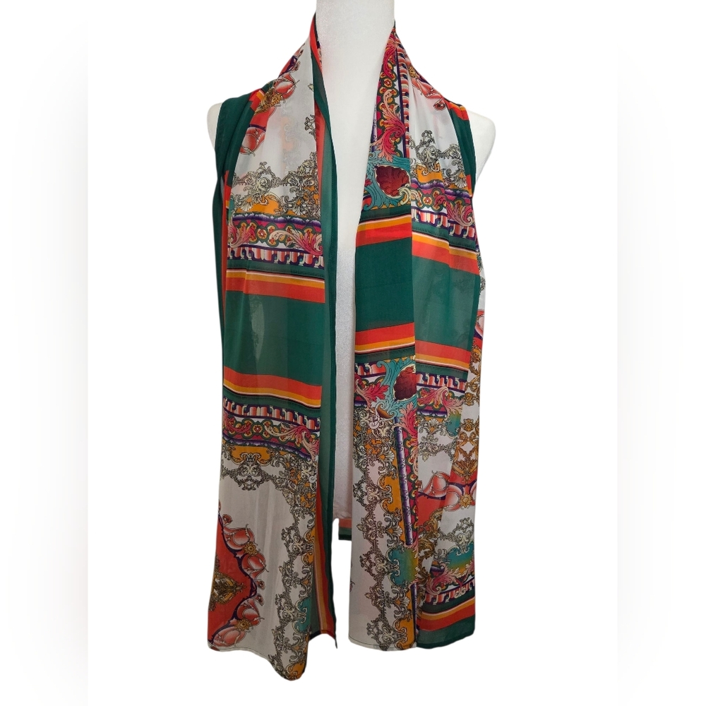 Piko 1988 Vibrant Green and Orange Vest